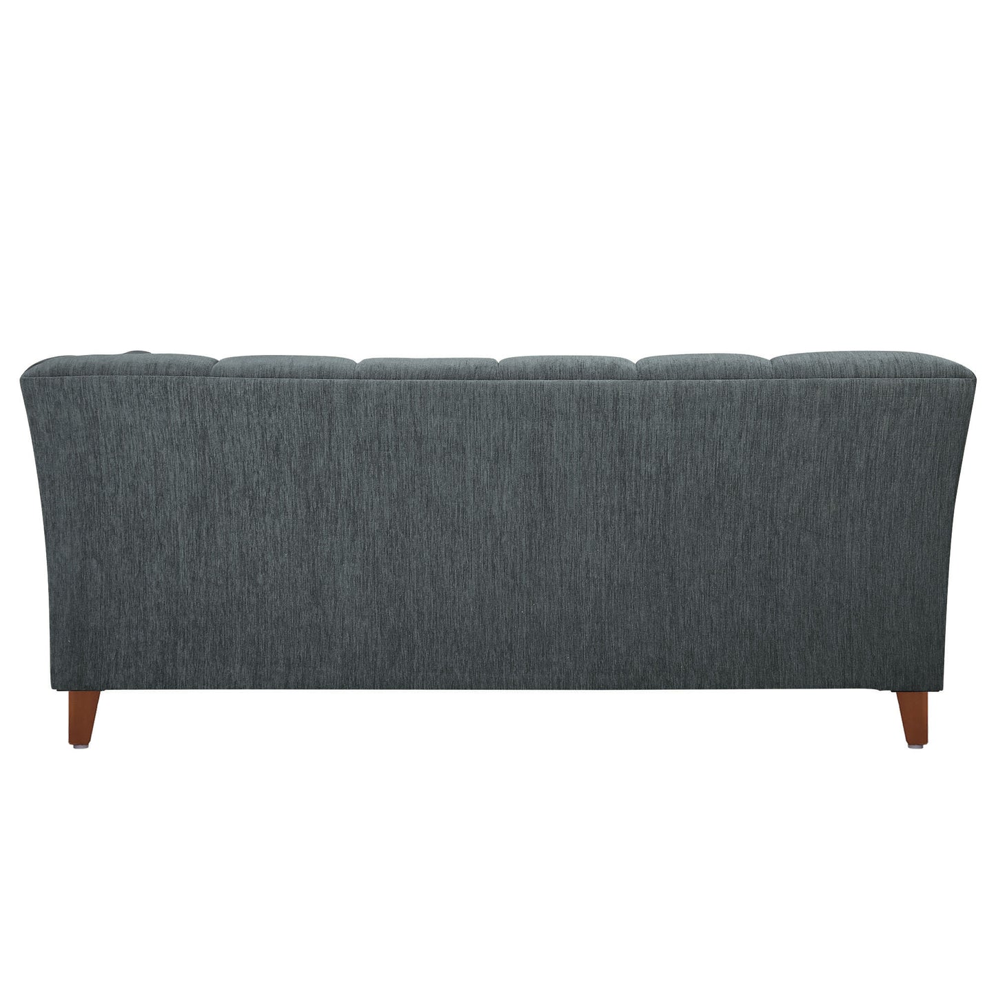 Zeel Fabric Sofa with Throw Cushion - Grey