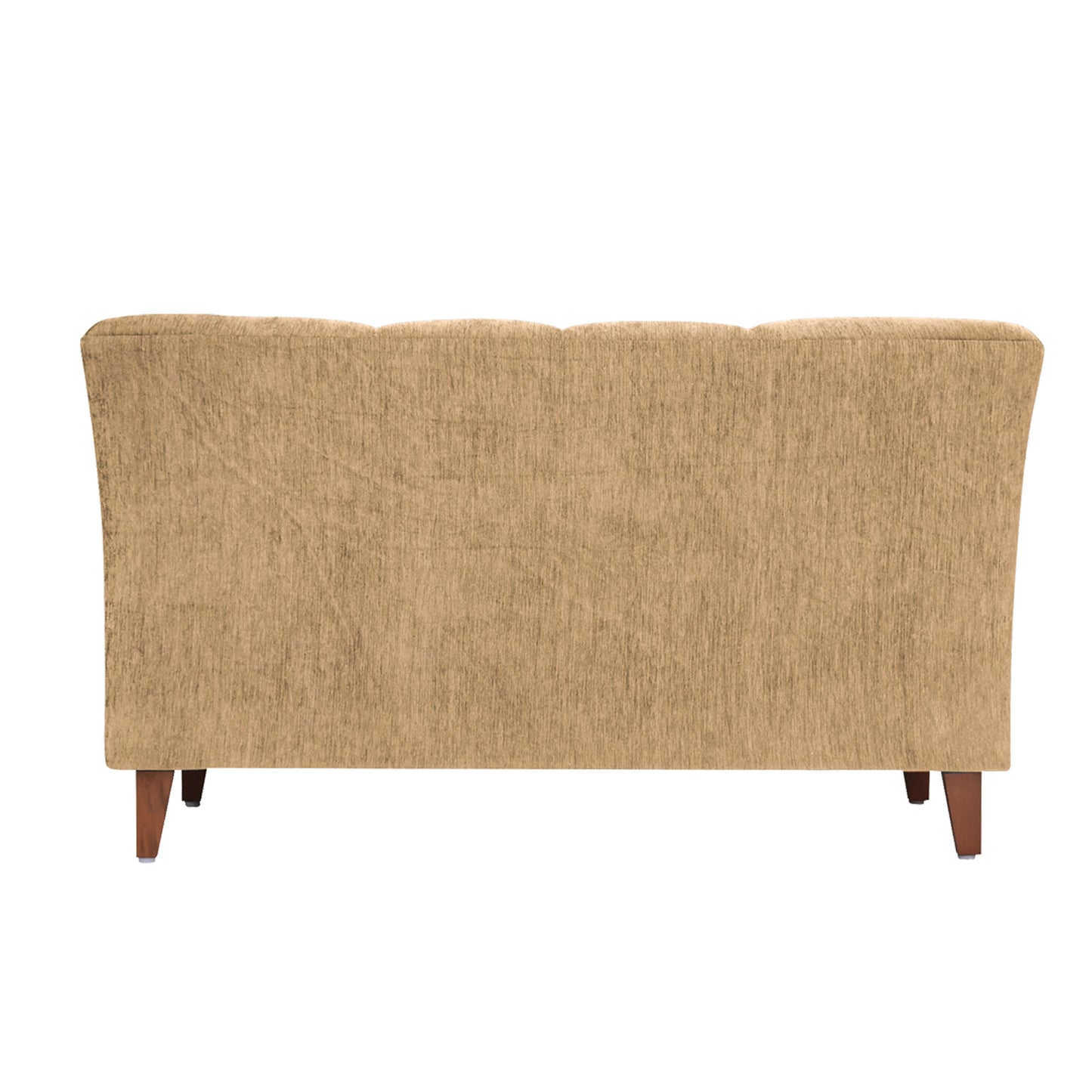 Zeel Fabric Sofa with Throw Cushion - Brown