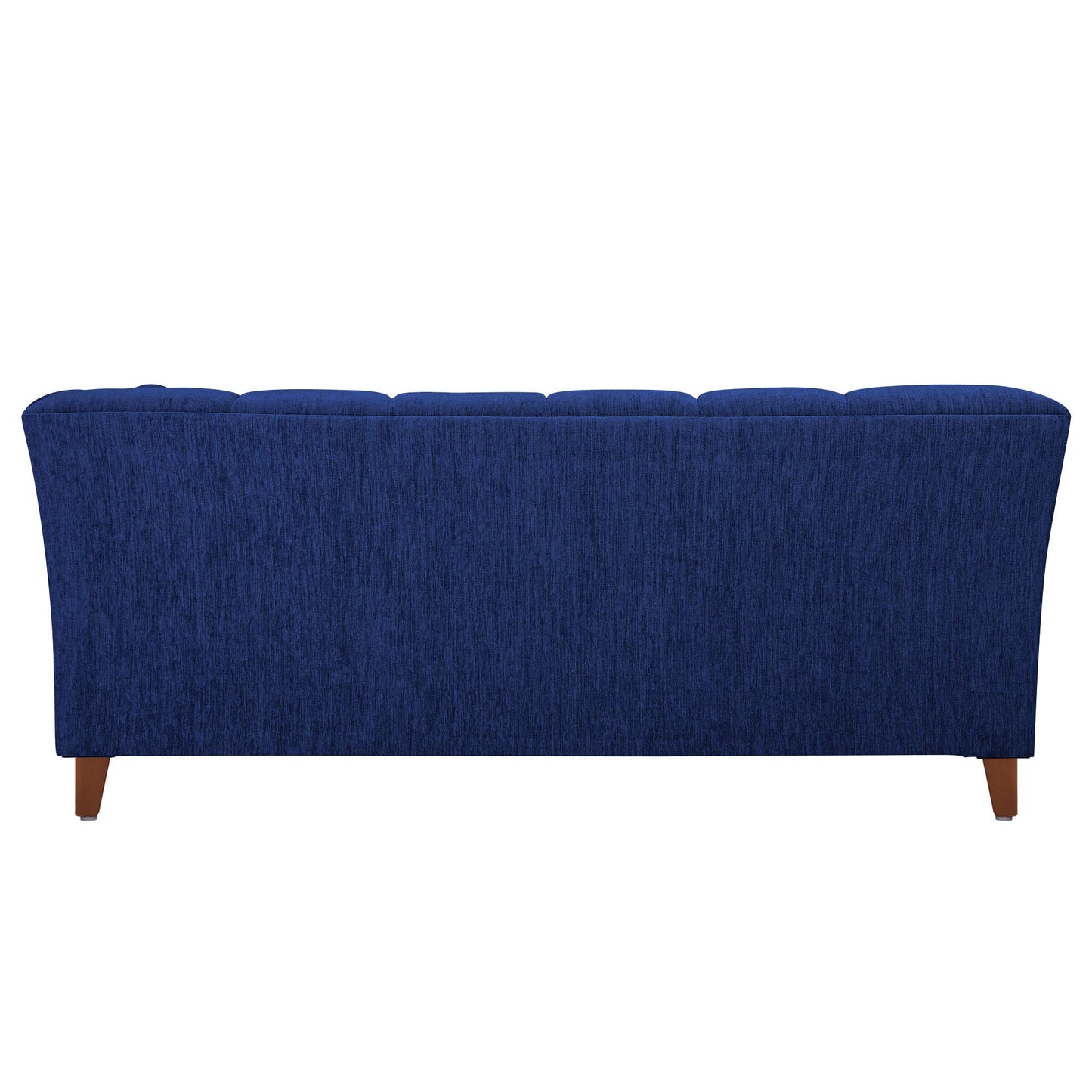 Zeel Fabric Sofa with Throw Cushion - Blue