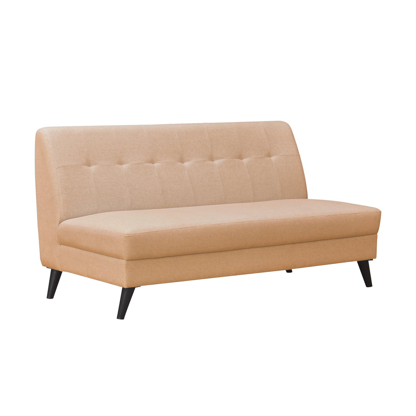 Jewel Tufted Back Sofa - Orange