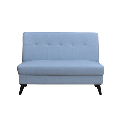 Jewel Tufted Back Sofa - Blue