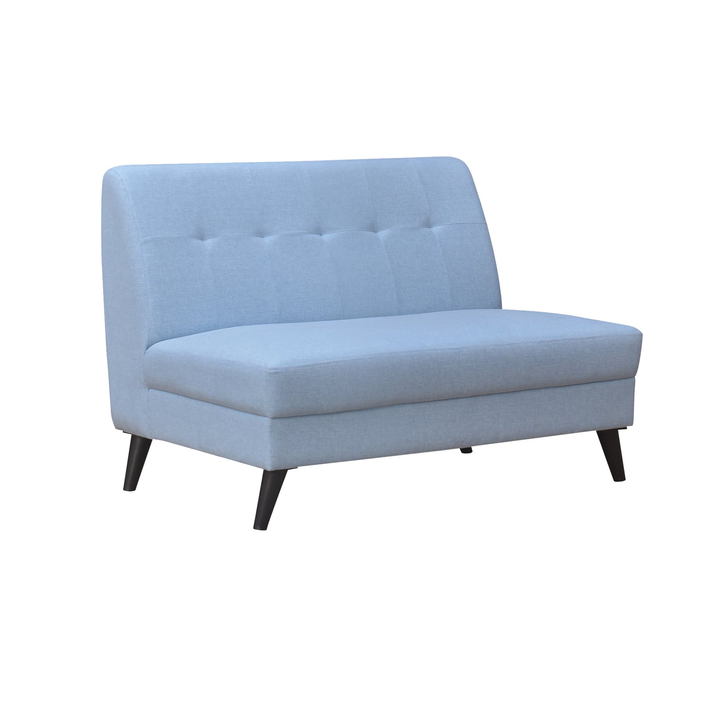 Jewel Tufted Back Sofa - Blue