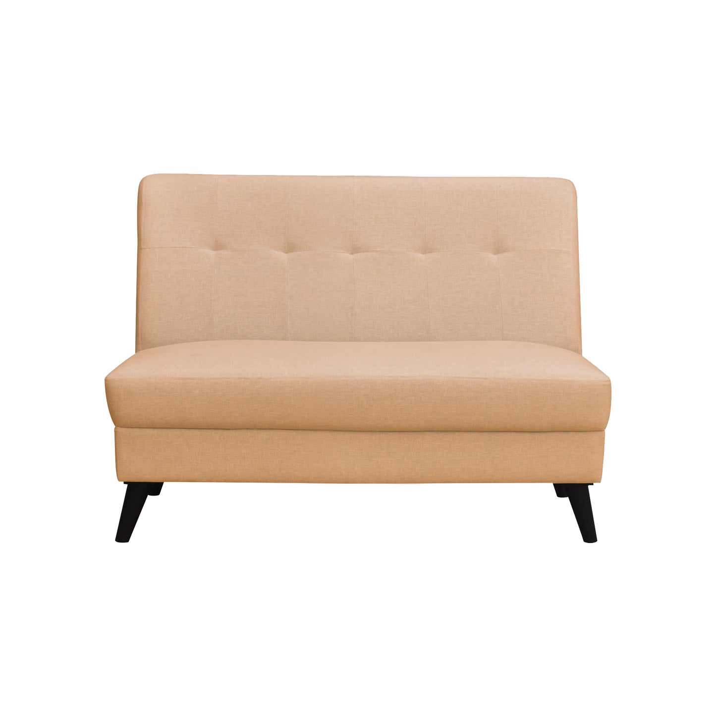 Jewel Tufted Back Sofa - Orange