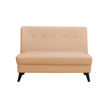 Jewel Tufted Back Sofa - Orange