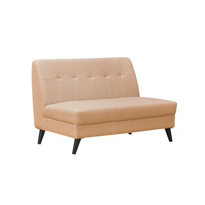 Jewel Tufted Back Sofa - Orange