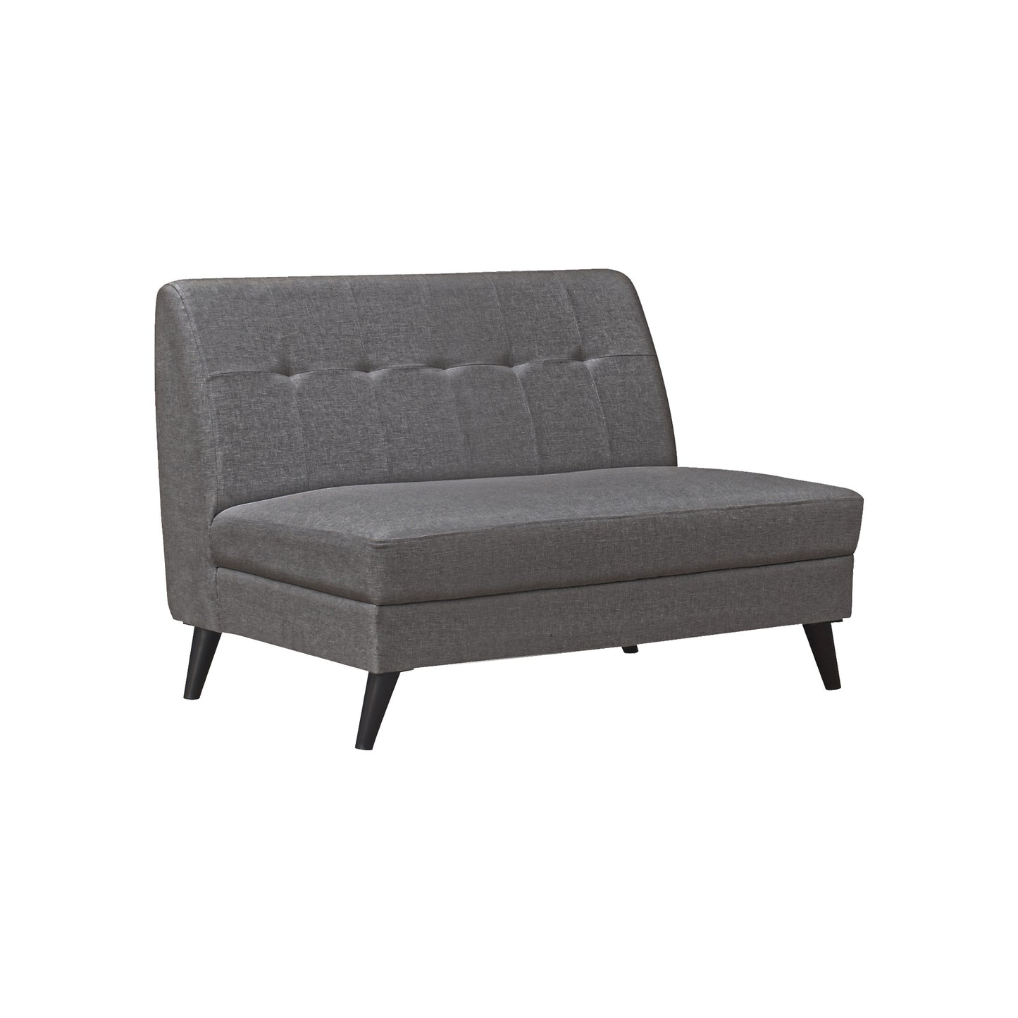 Jewel Tufted Back Sofa - Grey