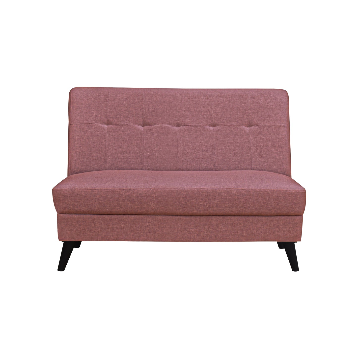 Jewel Tufted Back Sofa - Rust