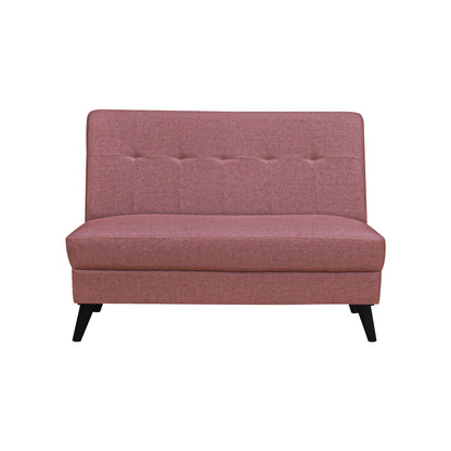 Jewel Tufted Back Sofa - Rust