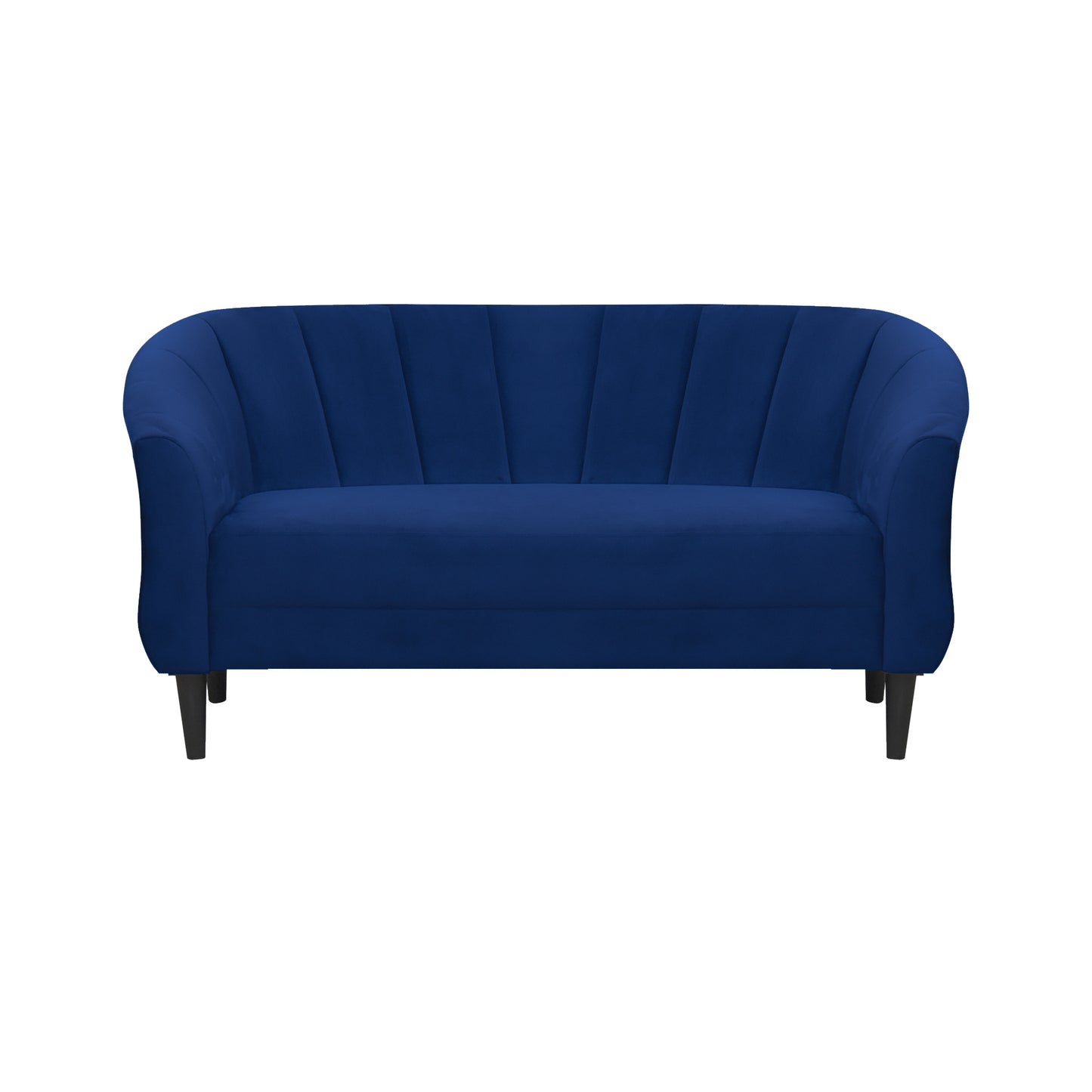 Persia Velvet Fabric Sofa - Blue