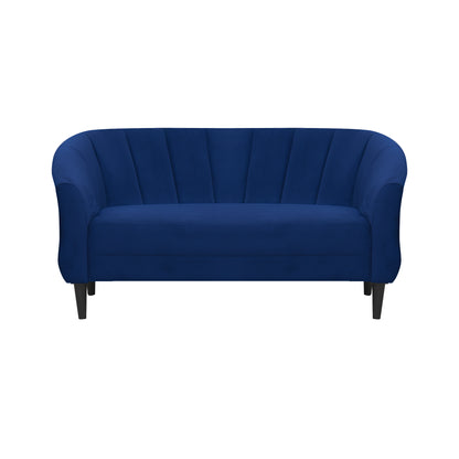 Persia Velvet Fabric Sofa - Blue