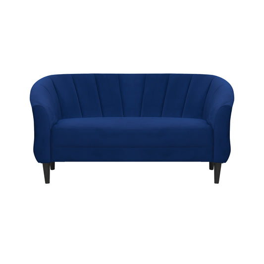 Persia Velvet Fabric Sofa - Blue