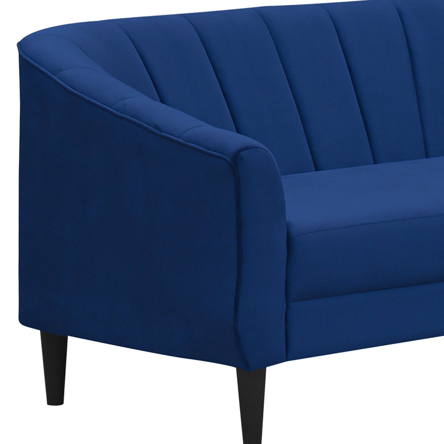 Persia Velvet Fabric Sofa - Blue