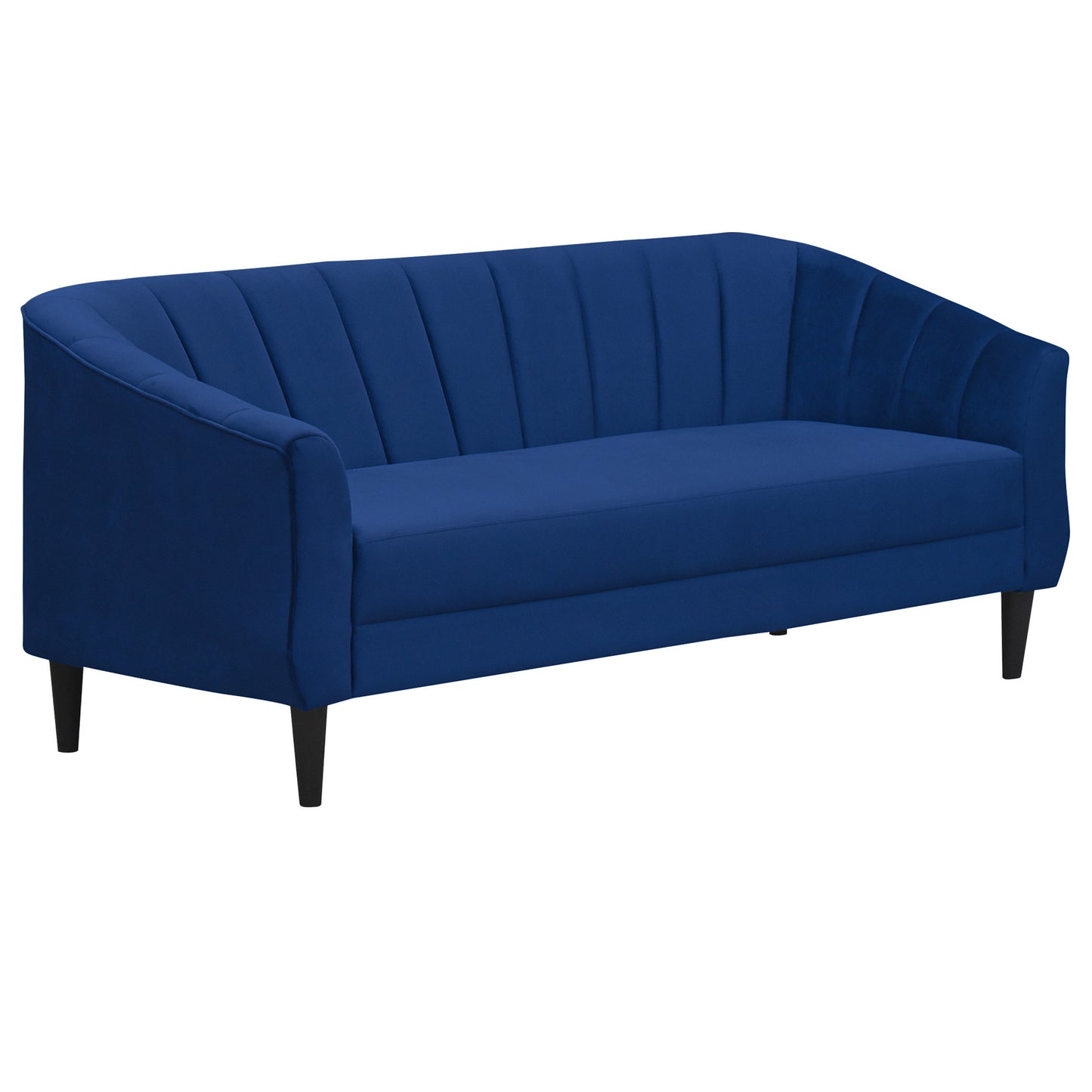 Persia Velvet Fabric Sofa - Blue