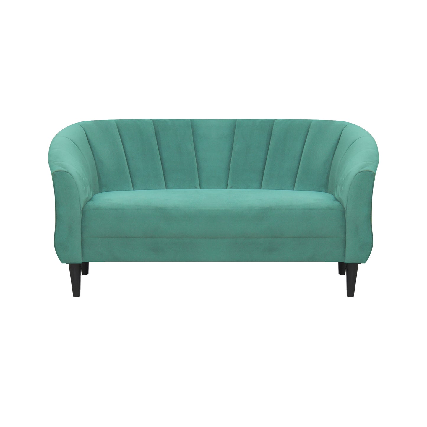 Persia Velvet Fabric Sofa - Sea Green