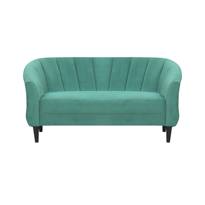 Persia Velvet Fabric Sofa - Sea Green