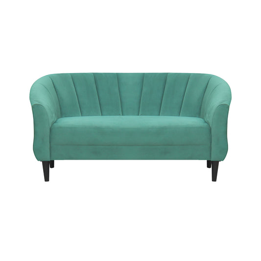 Persia Velvet Fabric Sofa - Sea Green