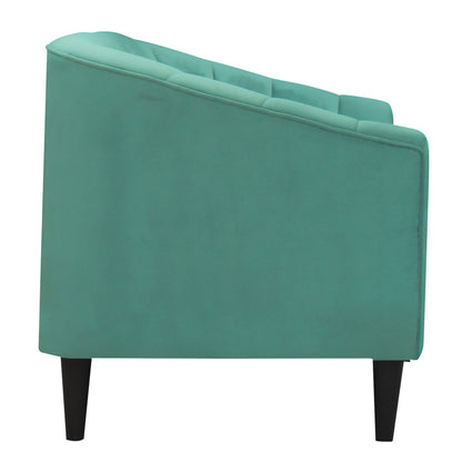 Persia Velvet Fabric Sofa - Sea Green