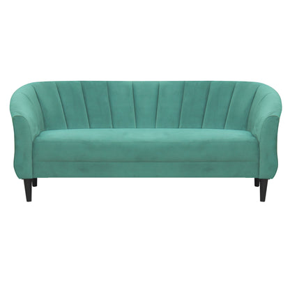 Persia Velvet Fabric Sofa - Sea Green