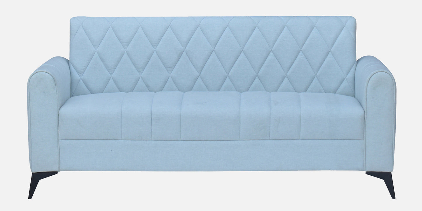 Alphine Fabric 3 Seater Sofa - Light Blue