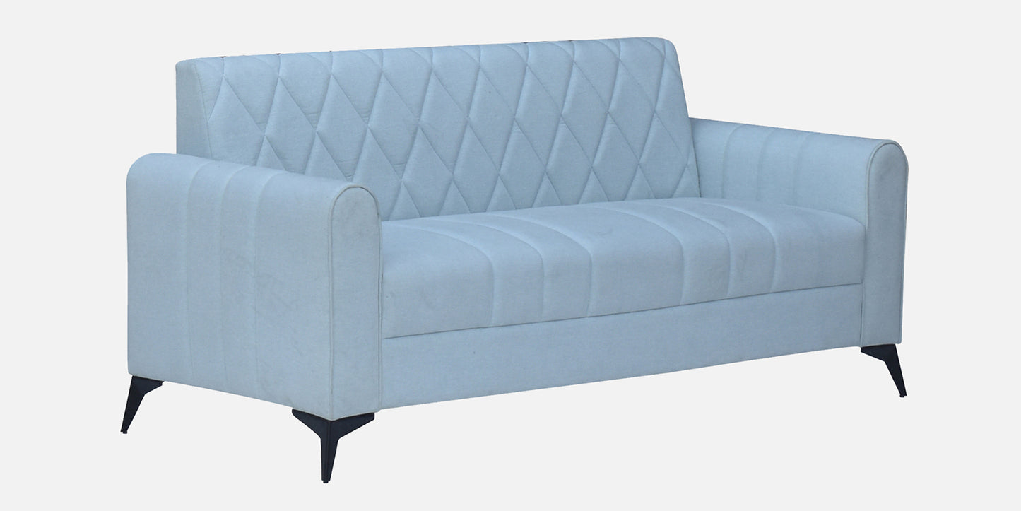 Alphine Fabric 3 Seater Sofa - Light Blue