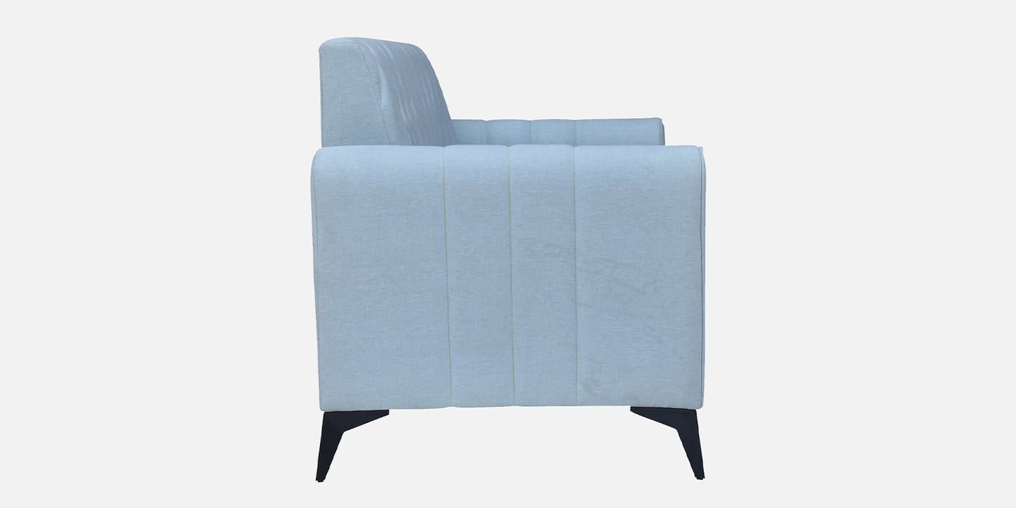 Alphine Fabric 3 Seater Sofa - Light Blue