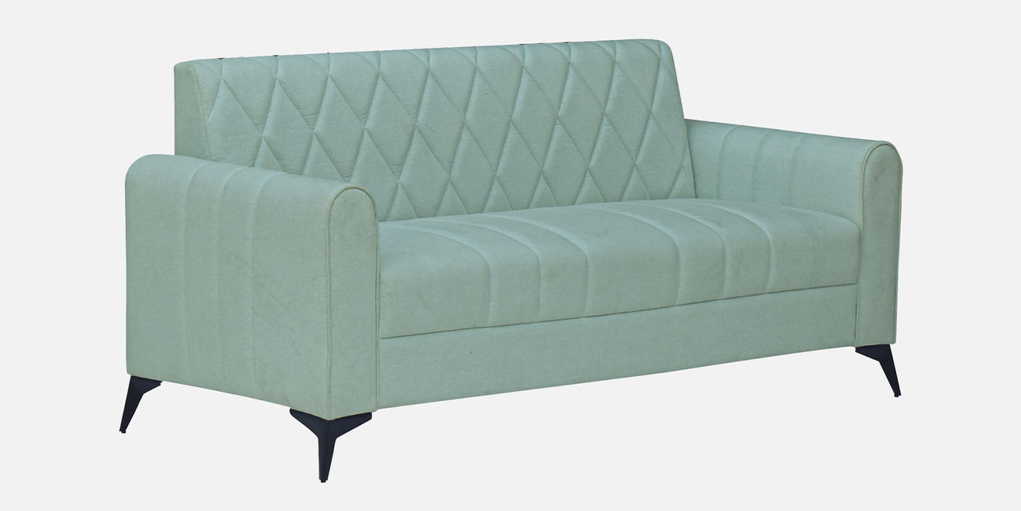 Alphine Fabric 3 Seater Sofa - Light Green