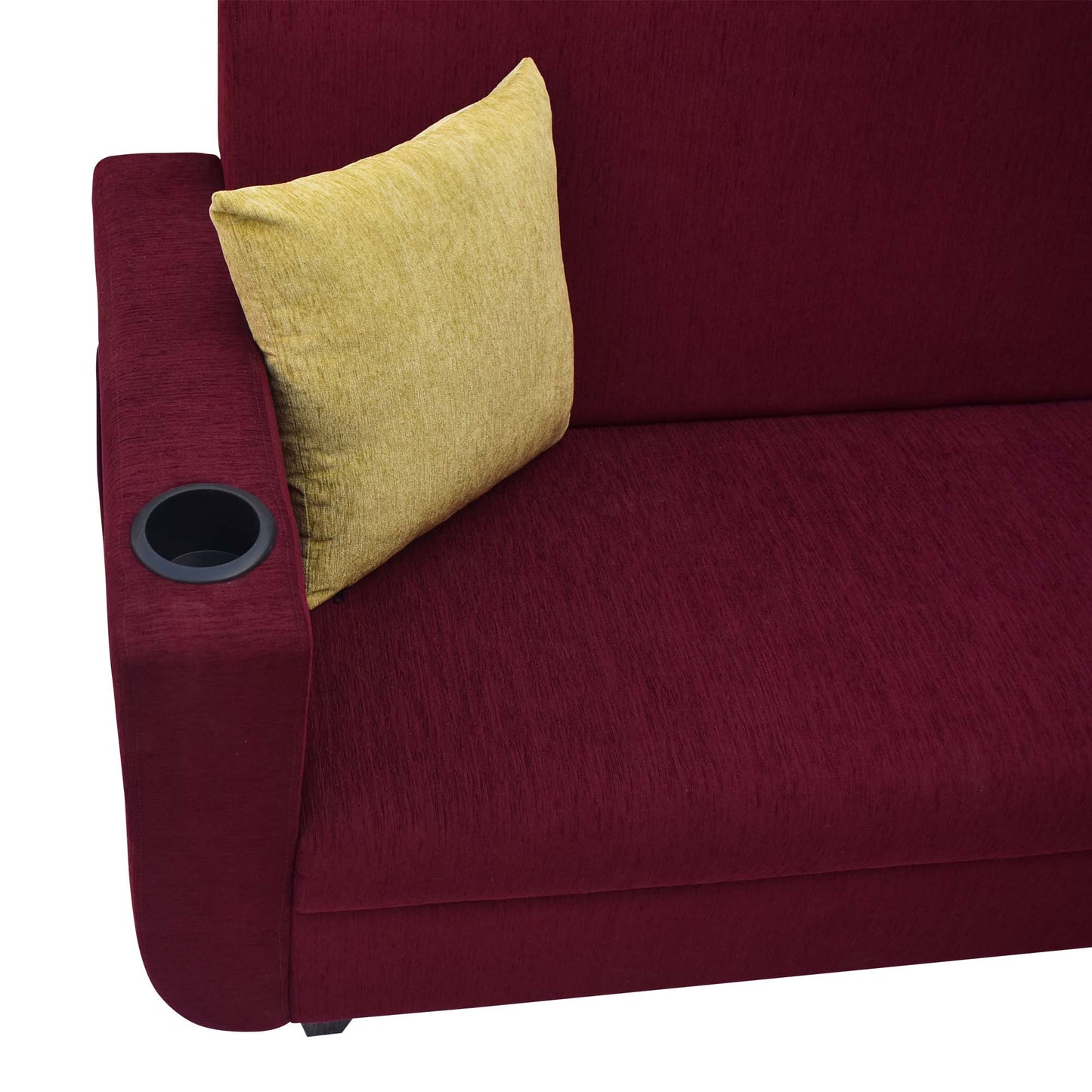 Nikon Fabric Sofa - Maroon