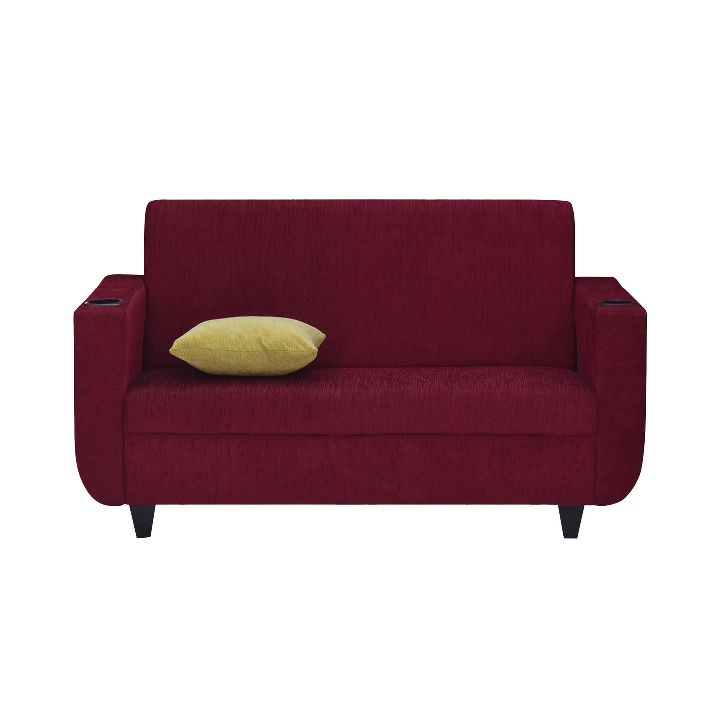 Nikon Fabric Sofa - Maroon