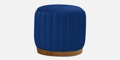 Jewel Tufted Ottoman/Pouffee - Blue