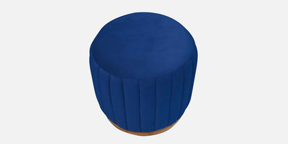 Jewel Tufted Ottoman/Pouffee - Blue