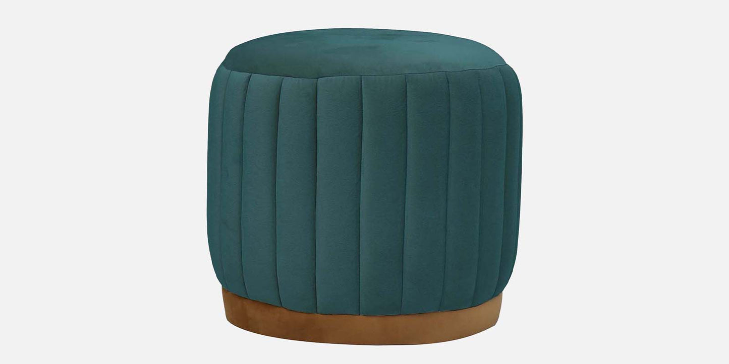 Jewel Tufted Ottoman/Pouffee - Green