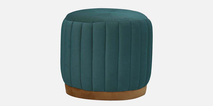 Jewel Tufted Ottoman/Pouffee - Green