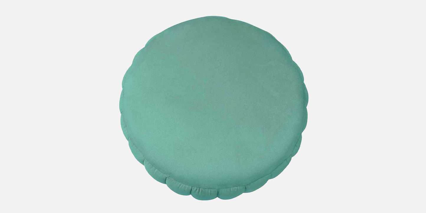 Jewel Tufted Ottoman/Pouffee - Sea Green