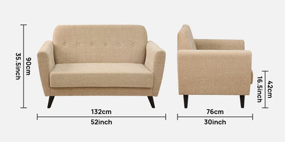 Kyler Fabric Sofa- Beige