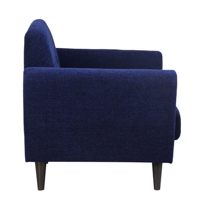 Kyler Fabric Sofa- Blue