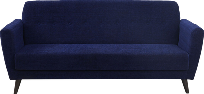 Kyler Fabric Sofa- Blue