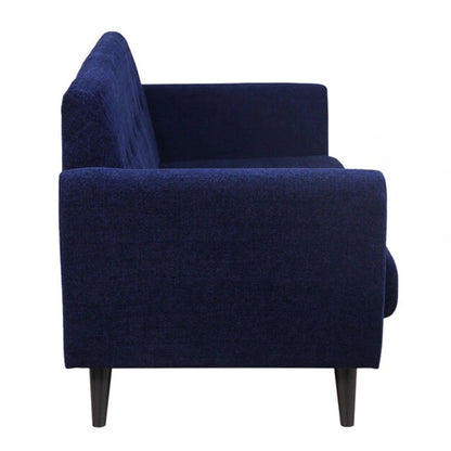 Kyler Fabric Sofa- Blue