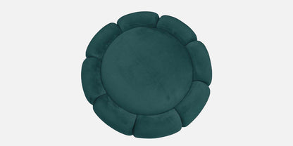 Lux Fabric Ottoman- Green