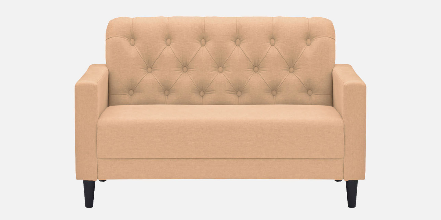 Eden Tufted Back Sofa - ORANGE