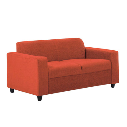 Jaxon Fabric Sofa - Rust