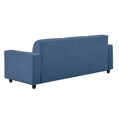 Jaxon Fabric Sofa - Blue