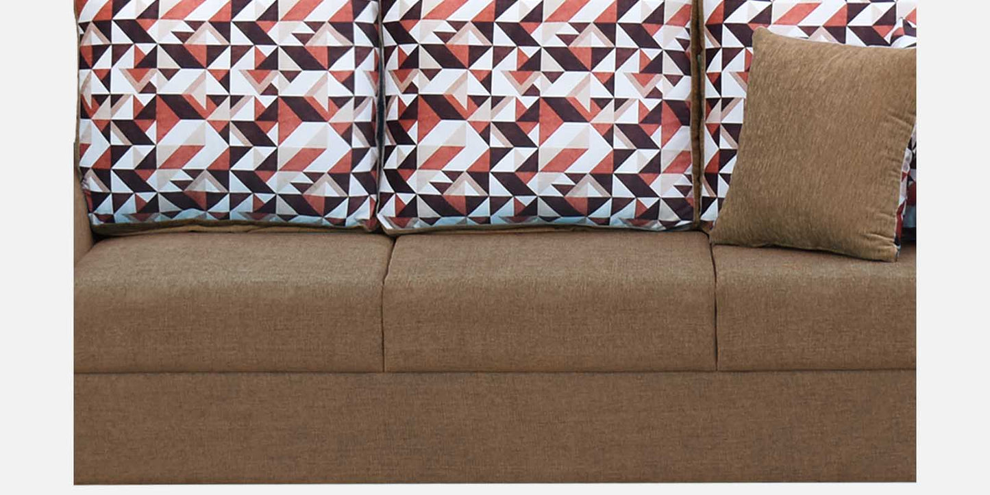 Paris Fabric Sofa- Brown