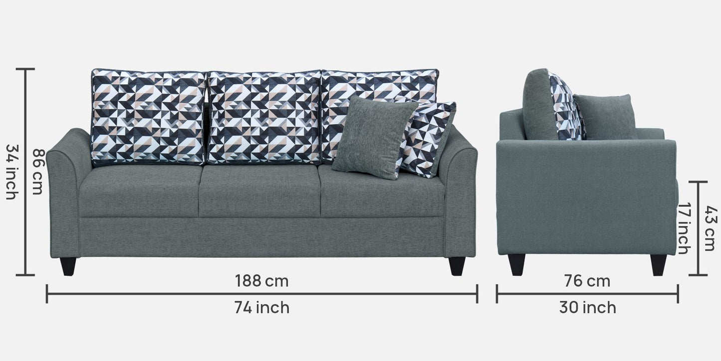 Paris Fabric Sofa- Grey