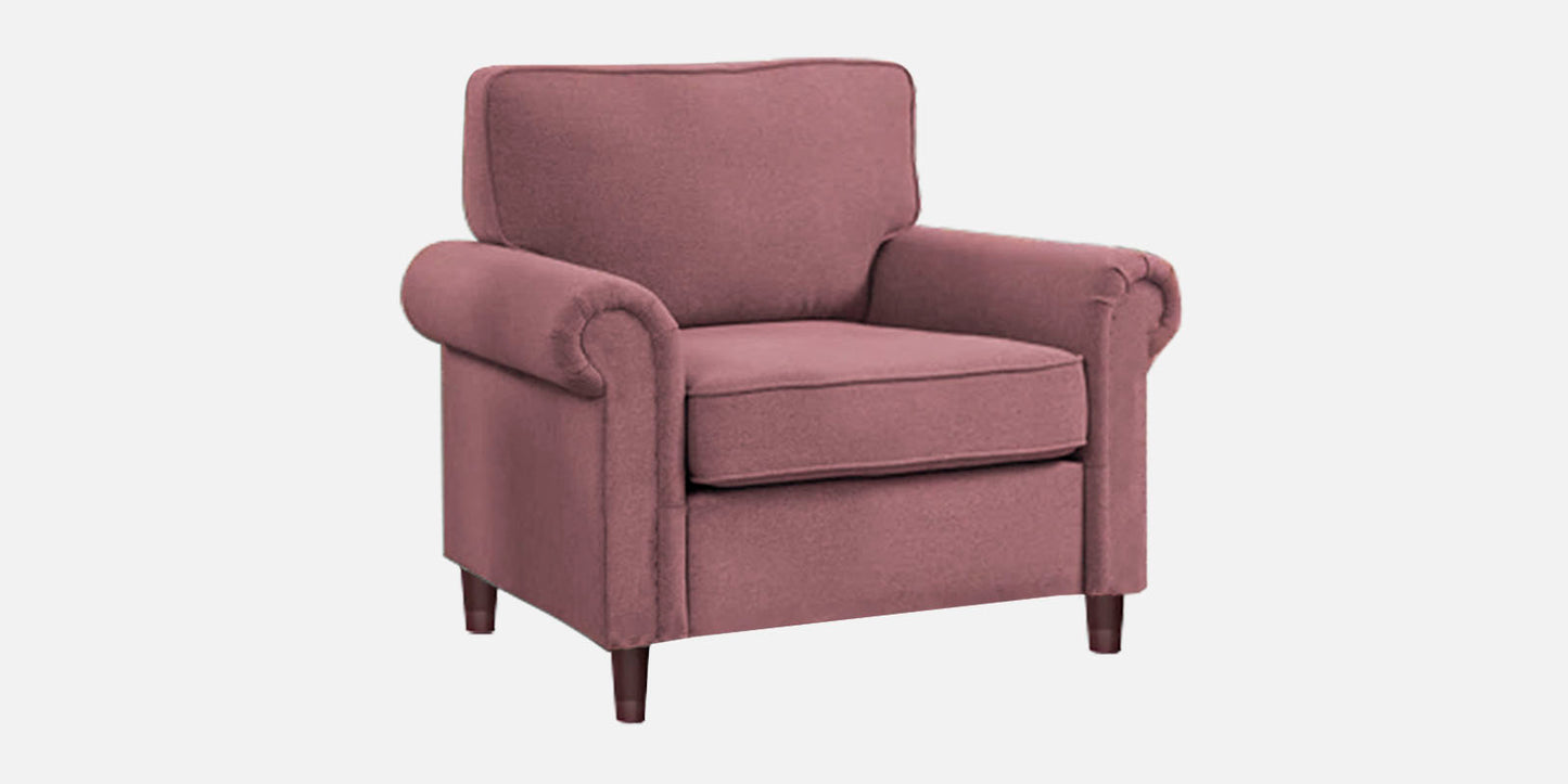 Sarra Cushion Back Sofa- Dark Pink