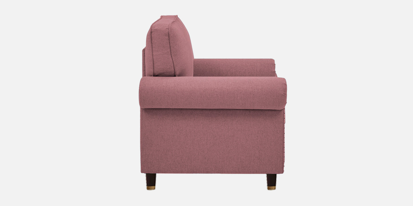 Sarra Cushion Back Sofa- Dark Pink