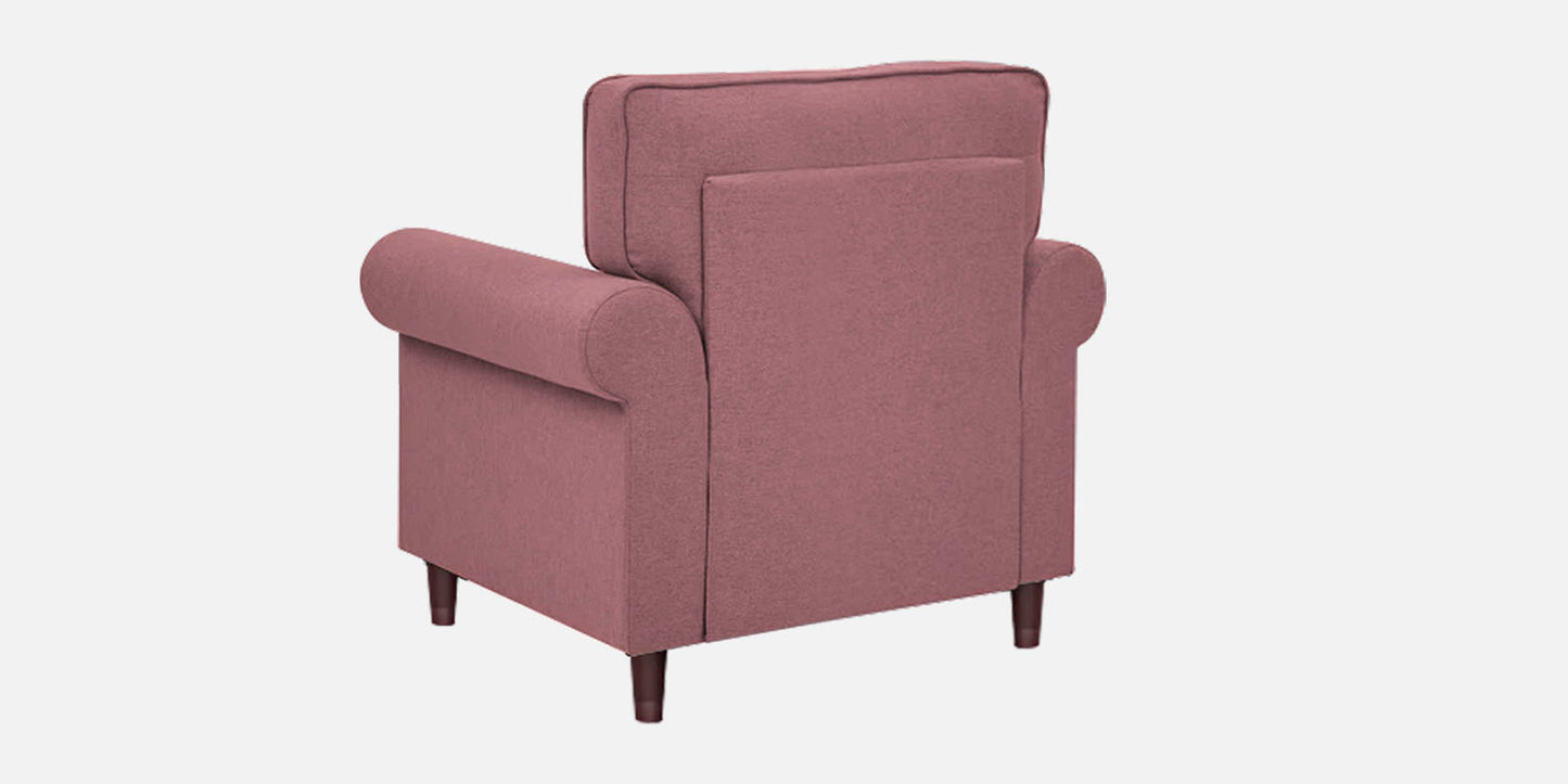 Sarra Cushion Back Sofa- Dark Pink