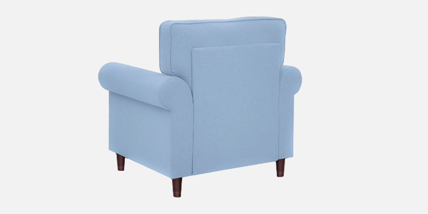 Sarra Cushion Back Sofa- Light Blue