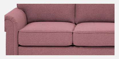 Sarra Cushion Back Sofa- Dark Pink