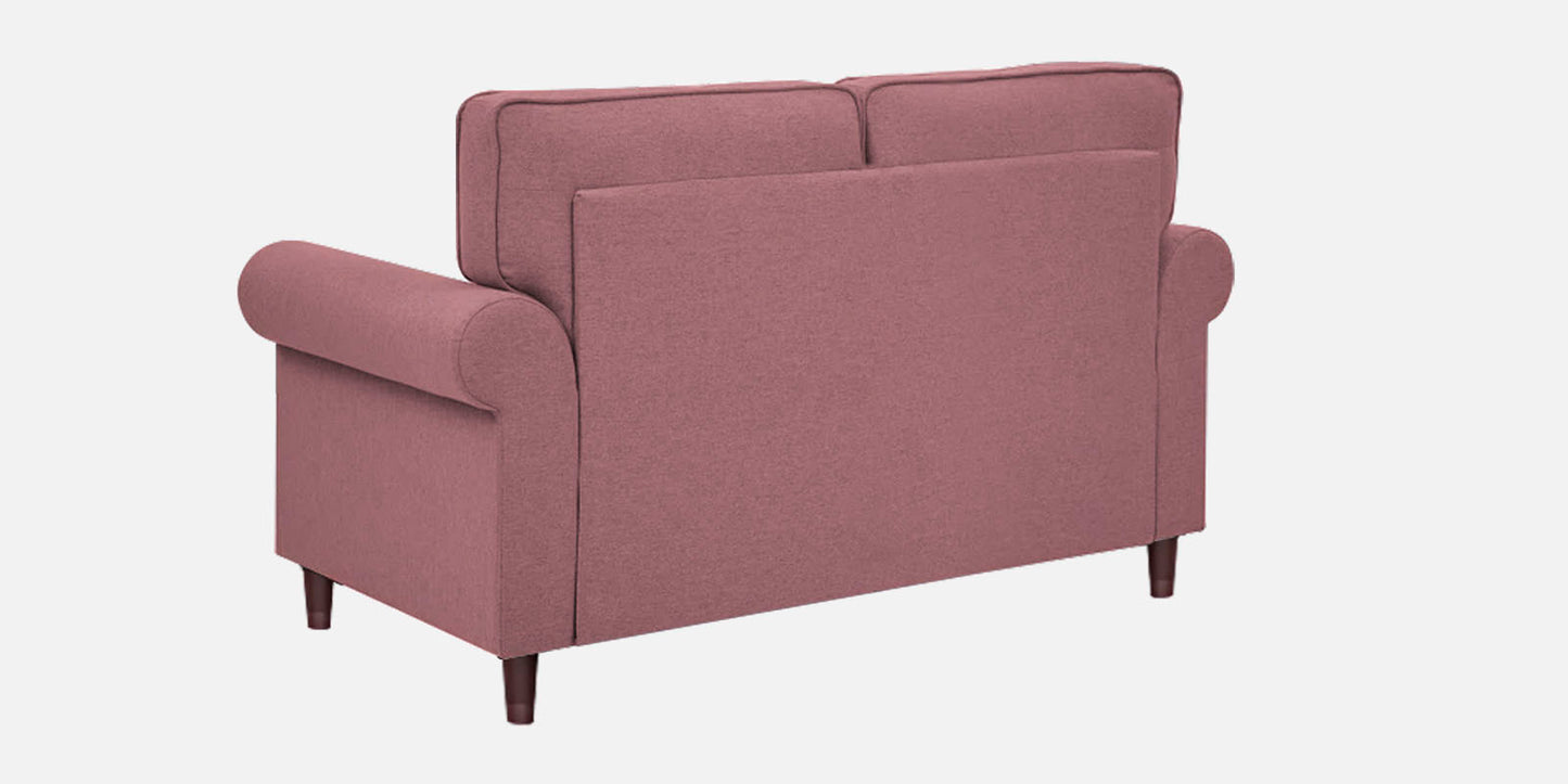 Sarra Cushion Back Sofa- Dark Pink