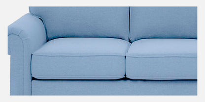 Sarra Cushion Back Sofa- Light Blue